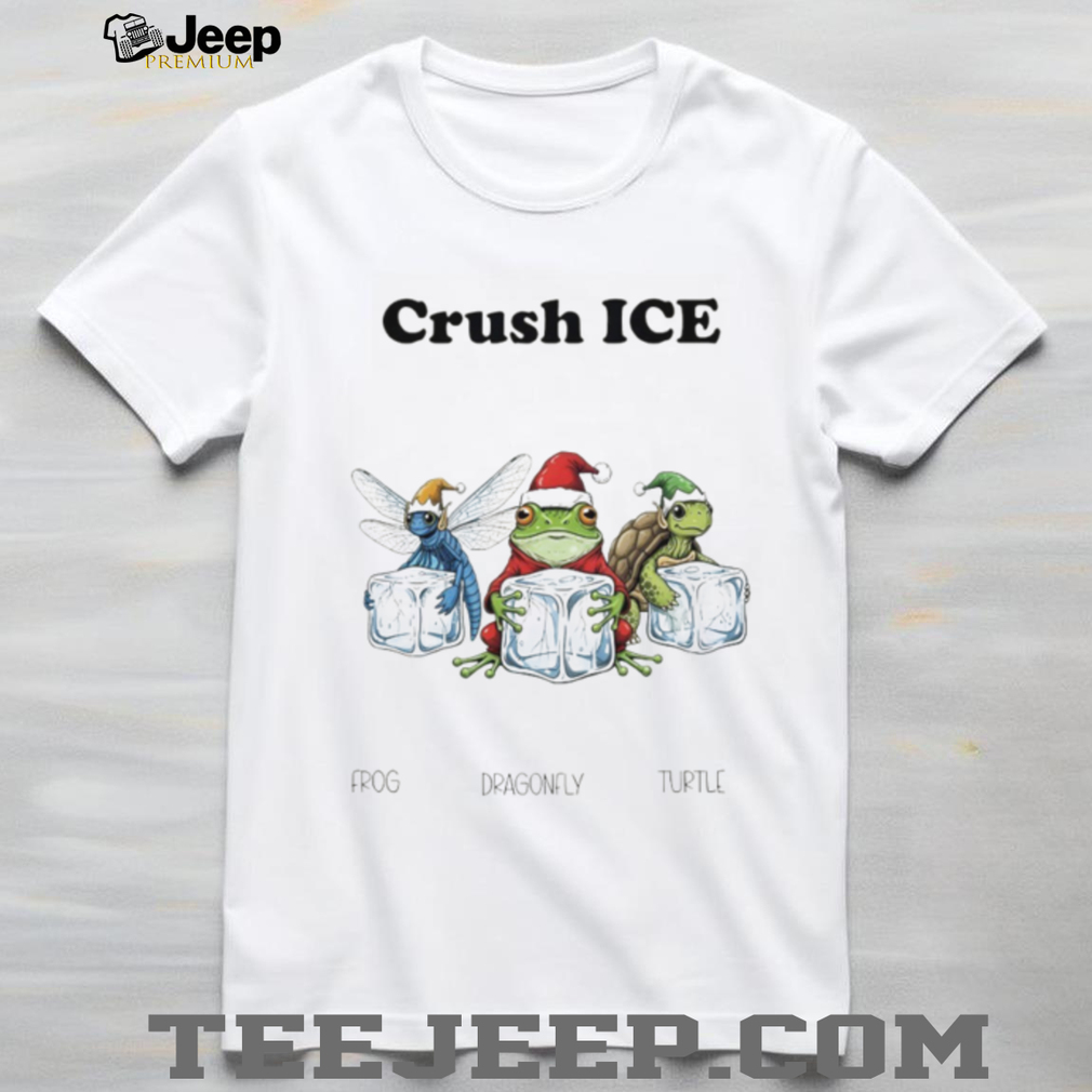 Crush ICE Anti Trump FDT Frog Dragonfly Turtle Christmas shirt Crush ICE Anti Trump FDT Frog Dragonfly Turtle Christmas shirt