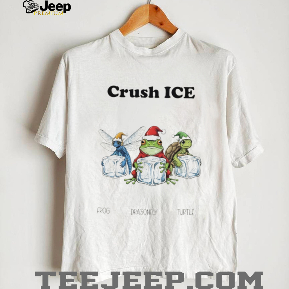 Crush ICE Anti Trump FDT Frog Dragonfly Turtle Christmas shirt Crush ICE Anti Trump FDT Frog Dragonfly Turtle Christmas shirt