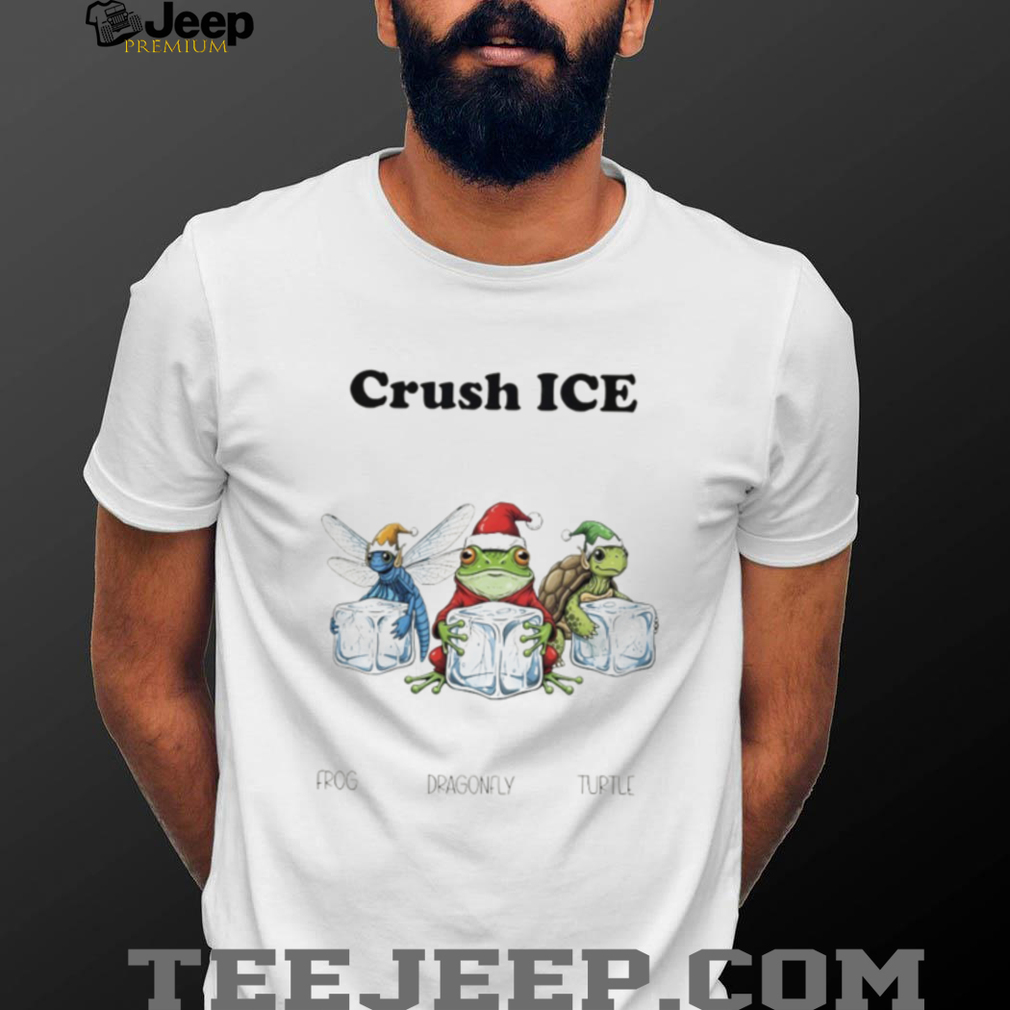 Crush ICE Anti Trump FDT Frog Dragonfly Turtle Christmas shirt Crush ICE Anti Trump FDT Frog Dragonfly Turtle Christmas shirt