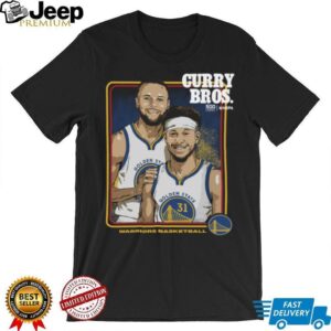 Curry Brothers Golden State Warriors Vintage Movie Poster Shirt
