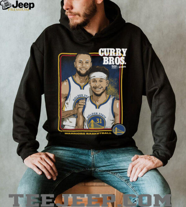 Curry Brothers Golden State Warriors Vintage Movie Poster Shirt