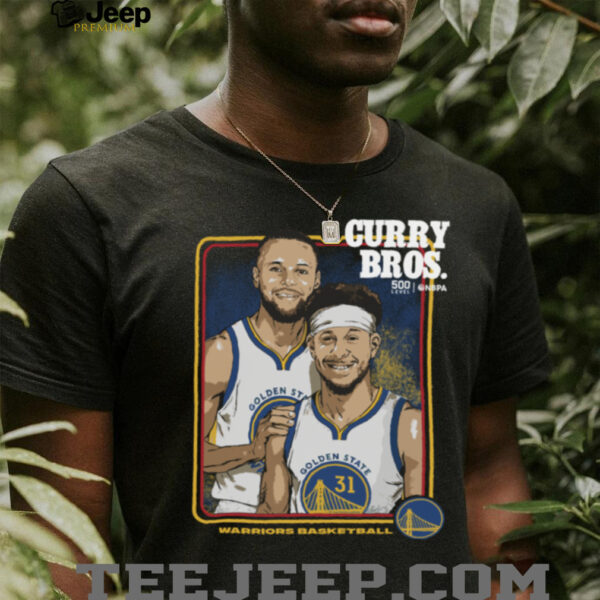 Curry Brothers Golden State Warriors Vintage Movie Poster Shirt