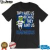 Cute Stitch Christmas Shirt, Ho Ho Ho Santa Holiday Tee, Funny Xmas Gift for Kids Adults, Festive Family Outfit