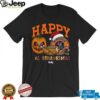 Funny HalloThanksMas Purdue Boilermakers Shirt, Personalized Holiday Tee with Pumpkin Football Santa Hat, NCAA Fan Gift for Halloween Thanksgiving Christmas