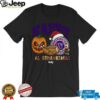 Funny HalloThanksMas TCU Horned Frogs Shirt, Personalized Holiday Tee with Pumpkin Football Santa Hat, NCAA Fan Gift for Halloween Thanksgiving Christmas