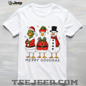 Cute Christmas Goose Movie Characters Merry Goosmas 2025 shirt