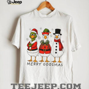 Cute Christmas Goose Movie Characters Merry Goosmas 2025 shirt
