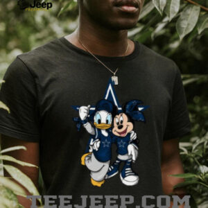 Dallas Cowboys Donald and Minnie Mouse T Shirt