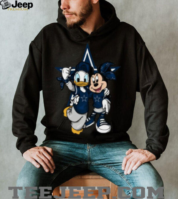 Dallas Cowboys Donald and Minnie Mouse T Shirt