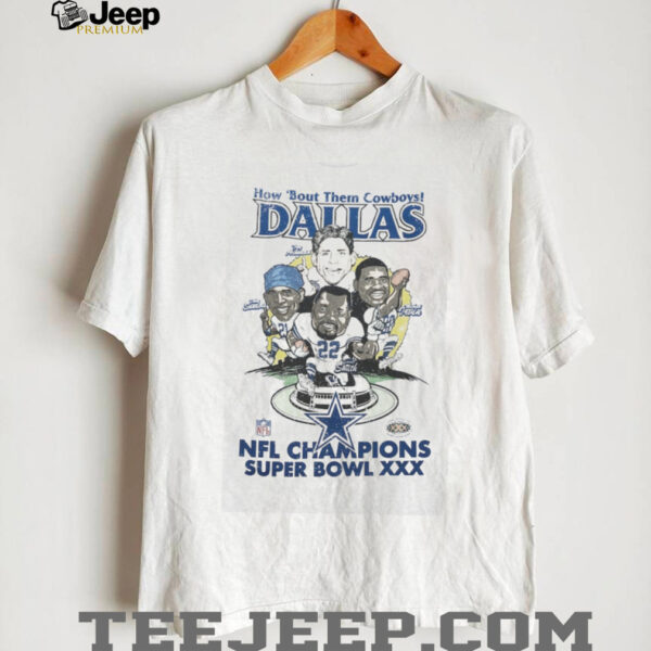 Dallas Cowboys Grey Heather Super Bowl XXX Champions T Shirt