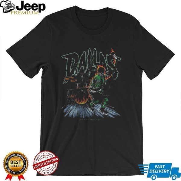 Dallas Stars Hockey Skeleton Dead Threads 2025 T shirt