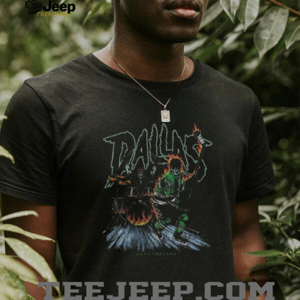 Dallas Stars Hockey Skeleton Dead Threads 2025 T shirt