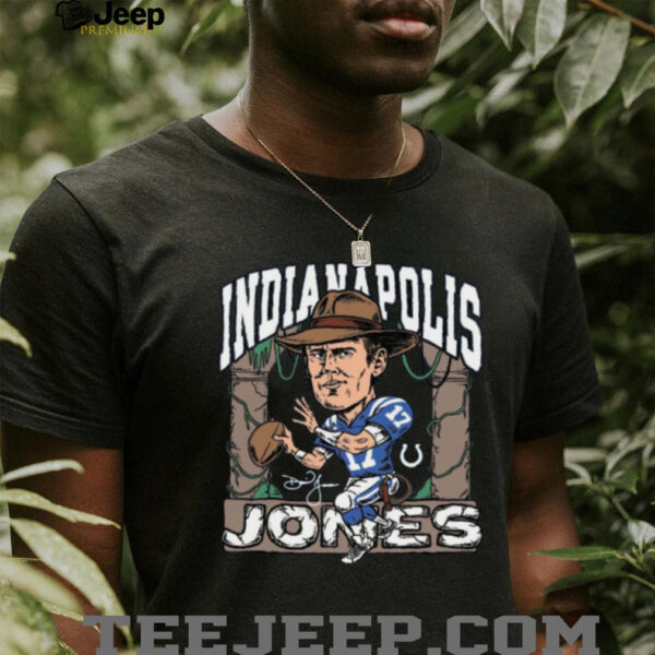 Daniel Jones Indianapolis Colts Homage Unisex Indianapolis Jones Tri Blend T Shirt