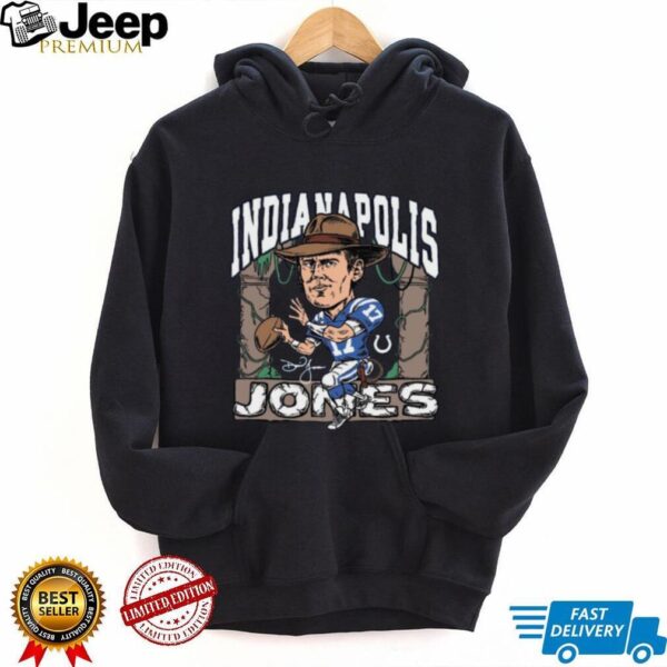 Daniel Jones Indianapolis Colts Homage Unisex Indianapolis Jones Tri Blend T Shirt