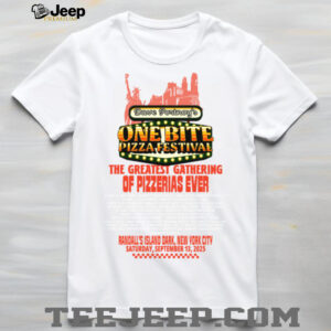 Dave Portnoy One Bite Pizza Festival 2025 Randall’s Island Graphic shirt