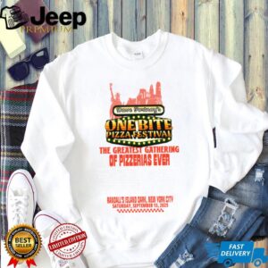 Dave Portnoy One Bite Pizza Festival 2025 Randall’s Island Graphic shirt