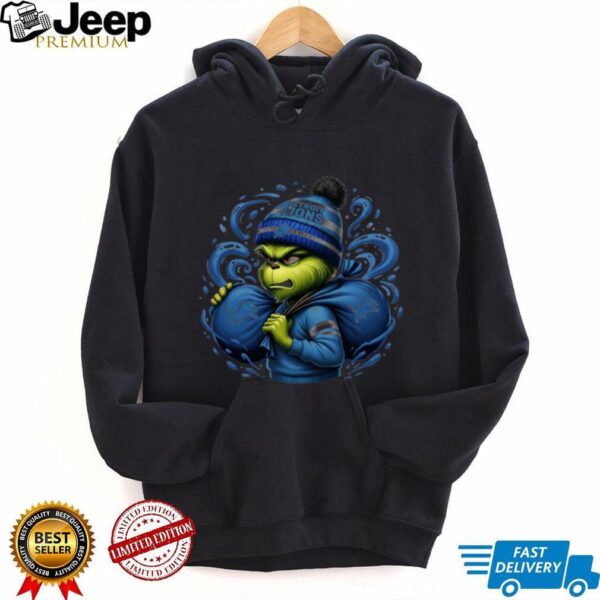 Detroit Lions Grinch Fan Tee