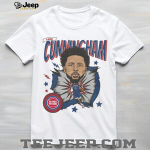 Detroit Pistons Cade Cunningham Cartoon Style Front And Back shirt