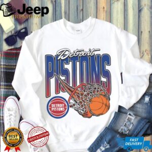 Detroit Pistons Red On Fire Short Sleeve Fashion T Shirt