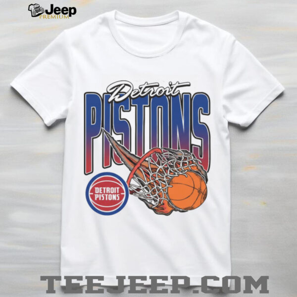 Detroit Pistons Red On Fire Short Sleeve Fashion T Shirt