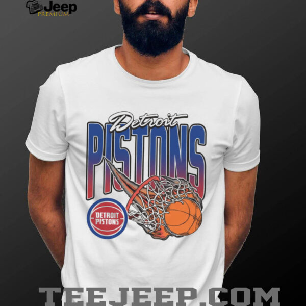 Detroit Pistons Red On Fire Short Sleeve Fashion T Shirt
