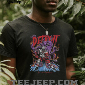 Detroit Red Wings Hockey Skeleton Dead Threads 2025 T shirt