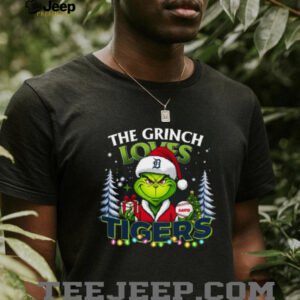 Detroit Tigers Christmas Shirt – Custom Grinch Family Tee