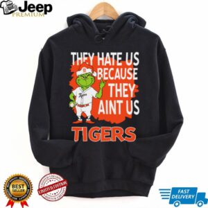 Detroit Tigers Grinch Christmas They Hate Us Ain’t Us T Shirt