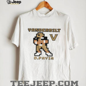 Diego Pavia 8 bit Retro Baller Vanderbilt Commodores football shirt