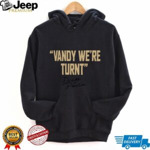 Diego Pavia Vandy We’re Turnt Signature NIL Merch Shirt