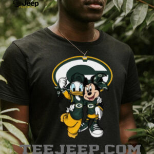 Disney Team Green Bay Packers Mickey & Donald Shirt