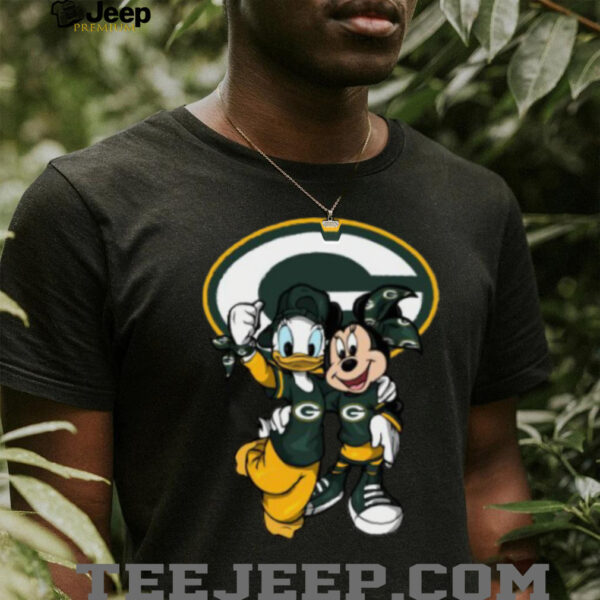 Disney Team Green Bay Packers Mickey & Donald Shirt