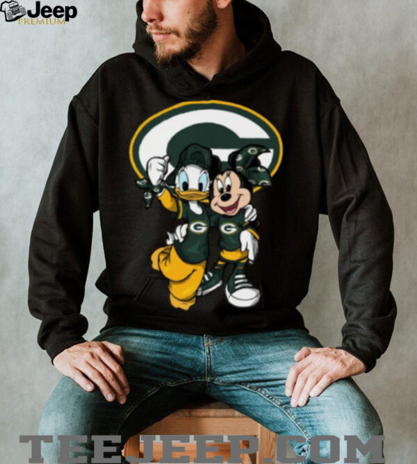 Disney Team Green Bay Packers Mickey & Donald Shirt