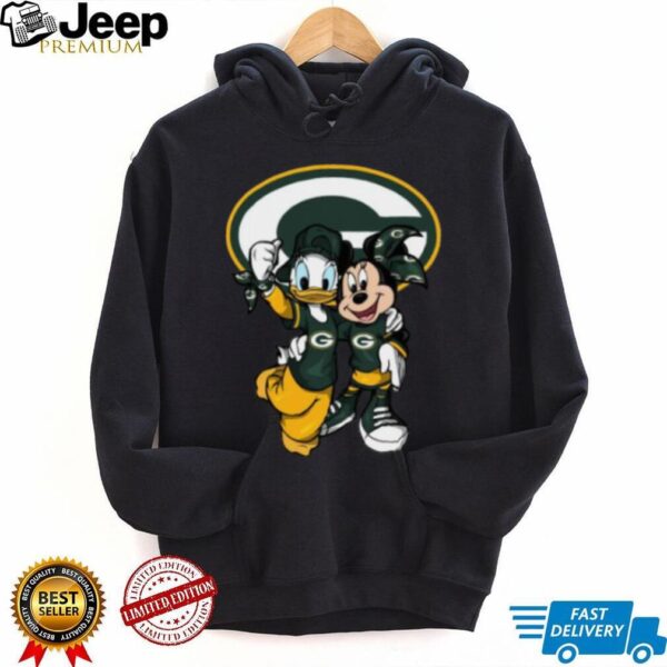 Disney Team Green Bay Packers Mickey & Donald Shirt