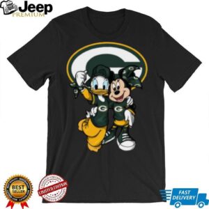 Disney Team Green Bay Packers Mickey & Donald Shirt