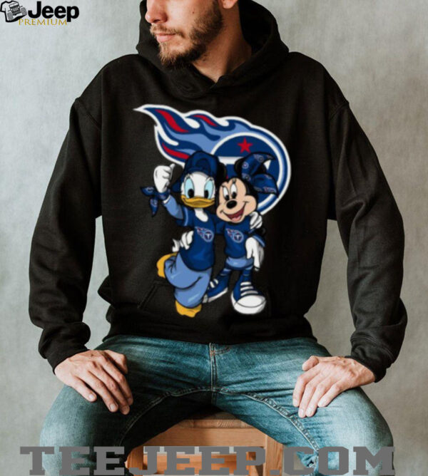 Disney Tennessee Titans Tee featuring Donald Duck and Minnie Mouse
