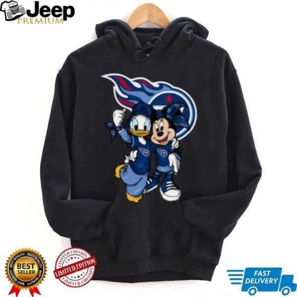 Disney Tennessee Titans Tee featuring Donald Duck and Minnie Mouse