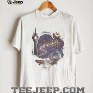 Disney tangled rapunzel romantic floating lights disney shirt
