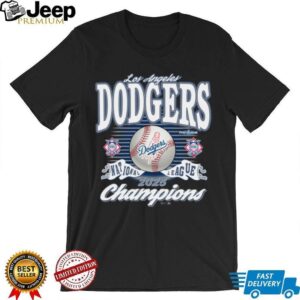 Dodgers Baseball 2025 National League Champions Franklin Baseball Shirt