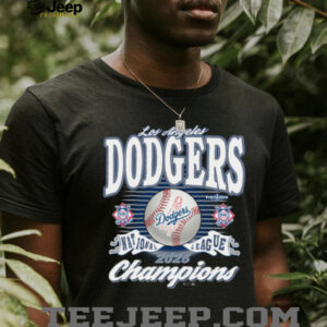 Dodgers Baseball 2025 National League Champions Franklin Baseball Shirt