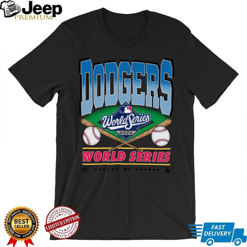 Dodgers World Series 2025 Franklin Baseball Bat Logo TShirt Dodgers World Series 2025 Franklin Baseball Bat Logo TShirt