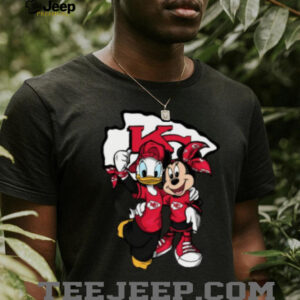 Donald and Minnie Mouse Chiefs Fan Shirt