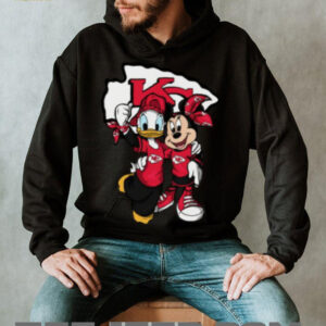 Donald and Minnie Mouse Chiefs Fan Shirt