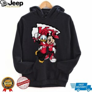 Donald and Minnie Mouse Chiefs Fan Shirt
