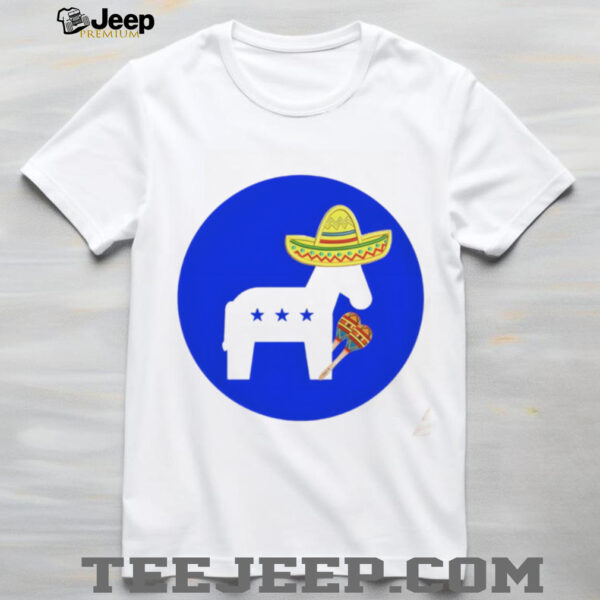 Donkey Republic Wearing Mexican Hat Cinco De Mayo shirt