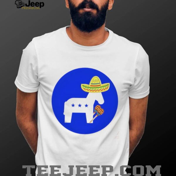 Donkey Republic Wearing Mexican Hat Cinco De Mayo shirt