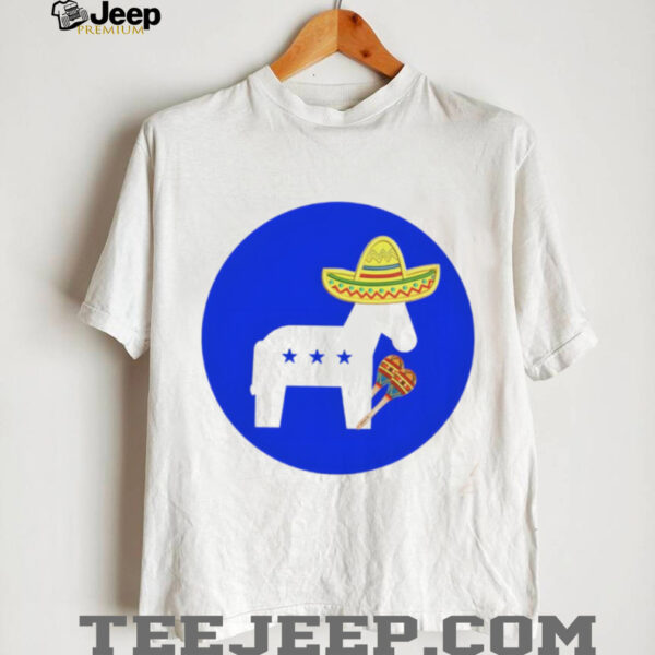 Donkey Republic Wearing Mexican Hat Cinco De Mayo shirt