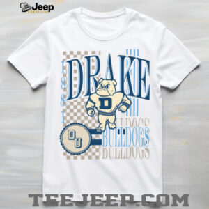 Drake Bulldogs Ivory 90s Print Collage T Shirt