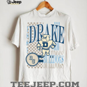 Drake Bulldogs Ivory 90s Print Collage T Shirt