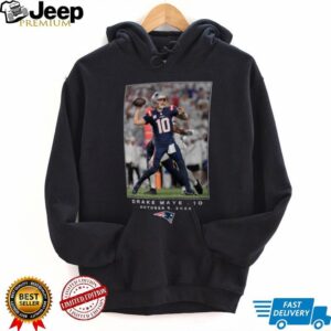 Drake Maye New England Patriots NFL Flash Features Week 5 T Shirt